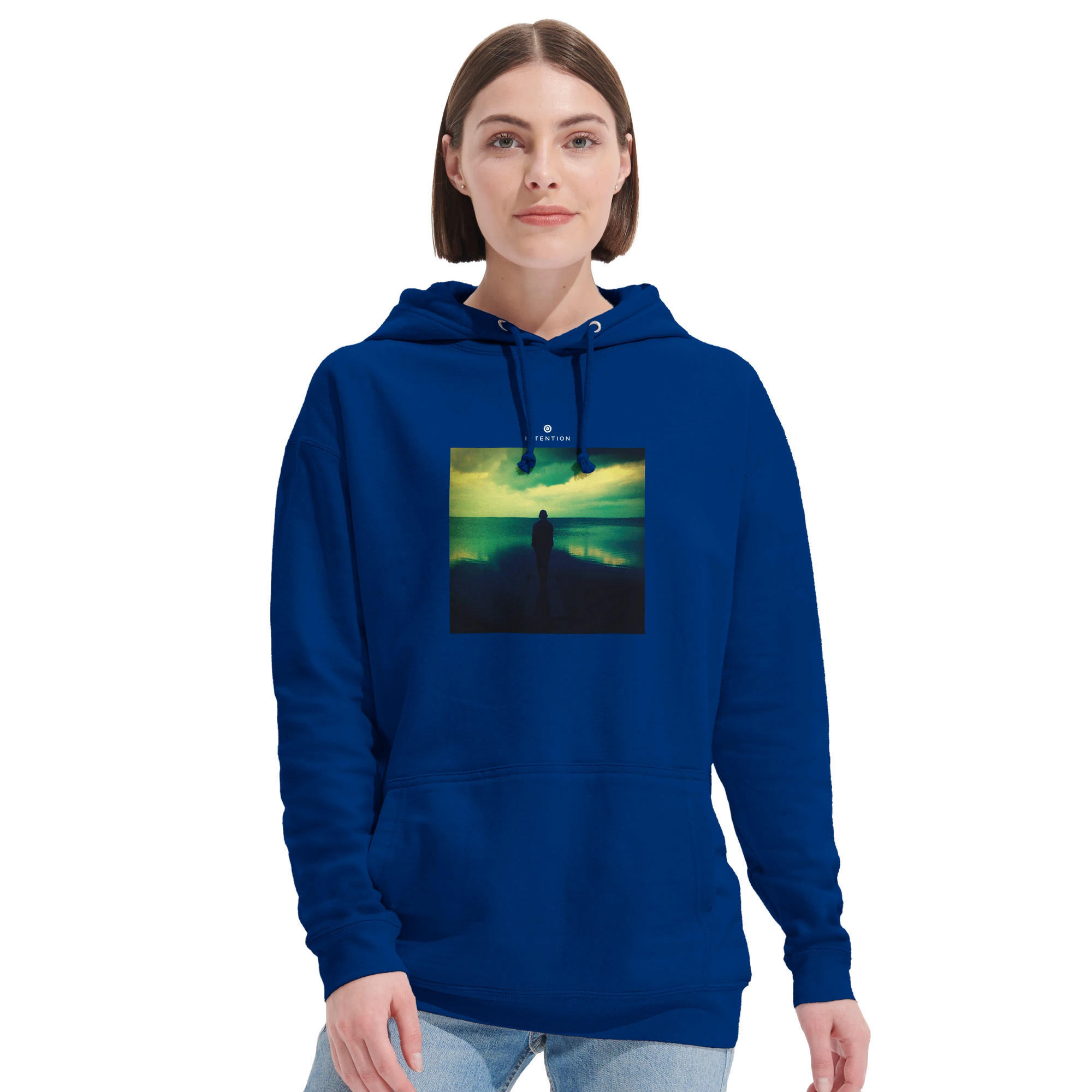Calm - "Emerald Storms" Hoodie Royal Blue 5