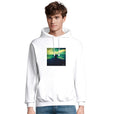 Calm - "Emerald Storms" Hoodie White 4