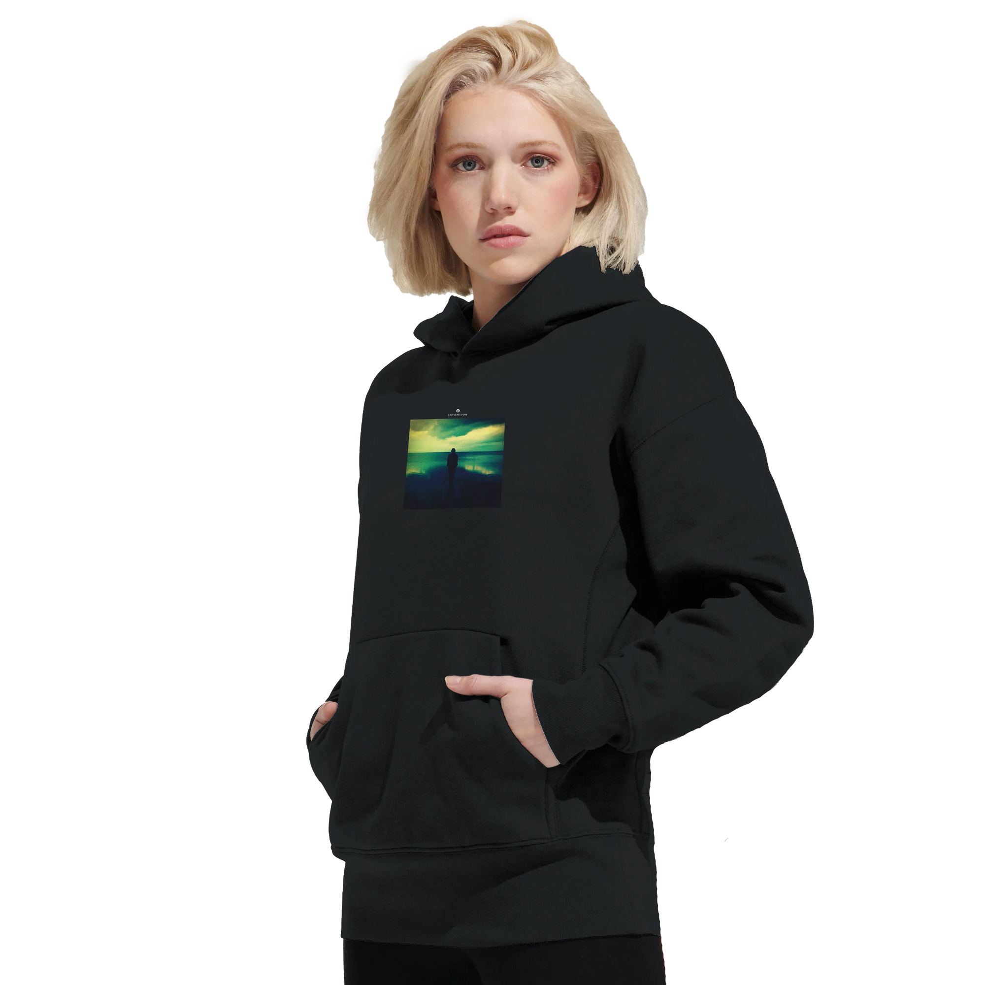 Calm - "Emerald Storms" Hoodie Black 5
