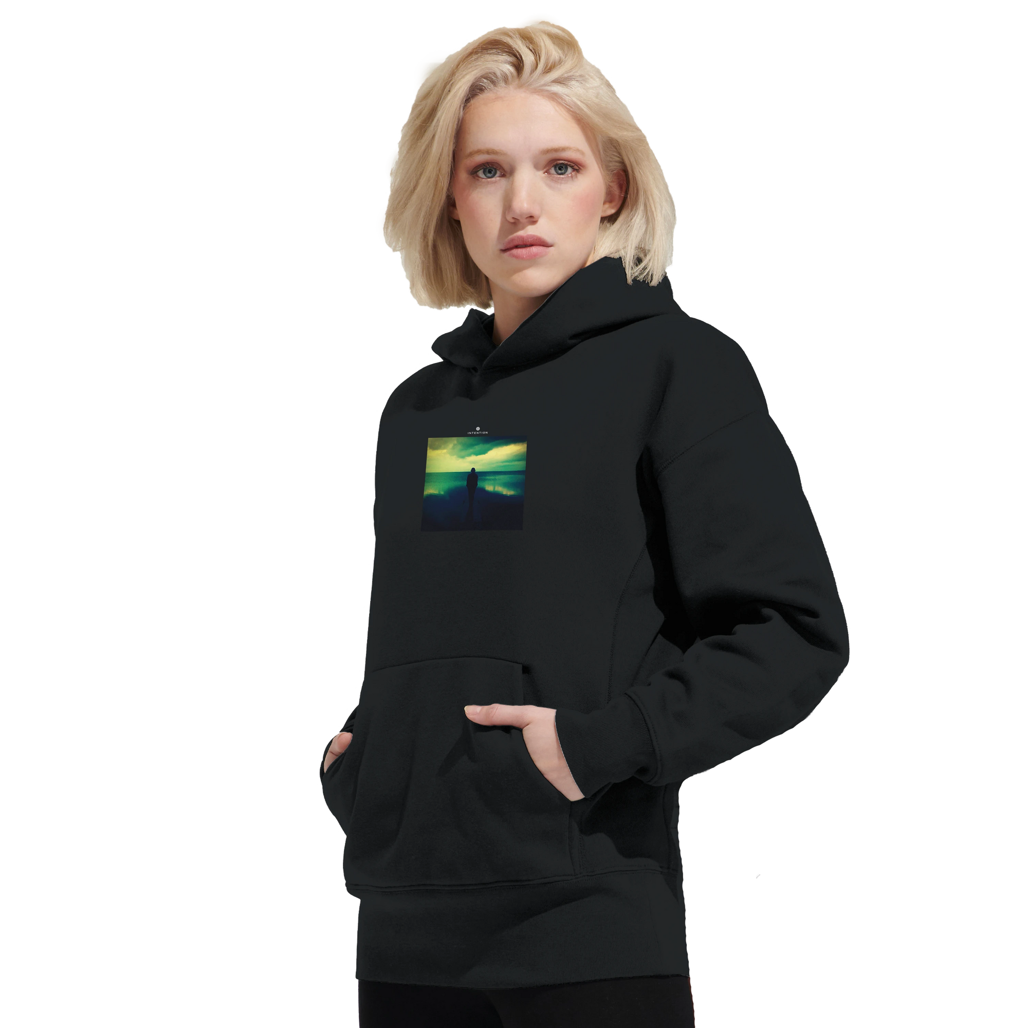 Calm - "Emerald Storms" Hoodie Black 5