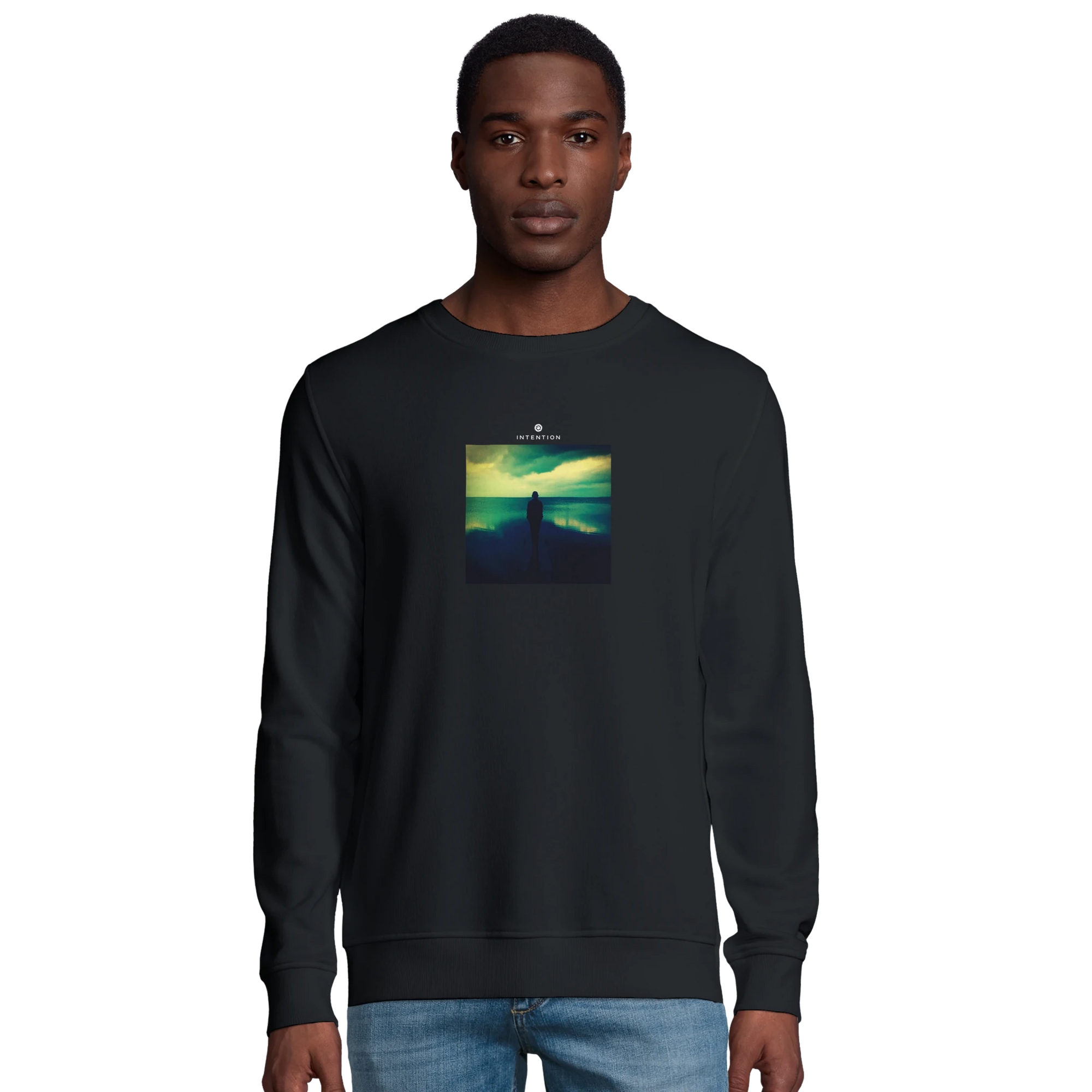 Calm - "Emerald Storms" Sweatshirt Black XS 12