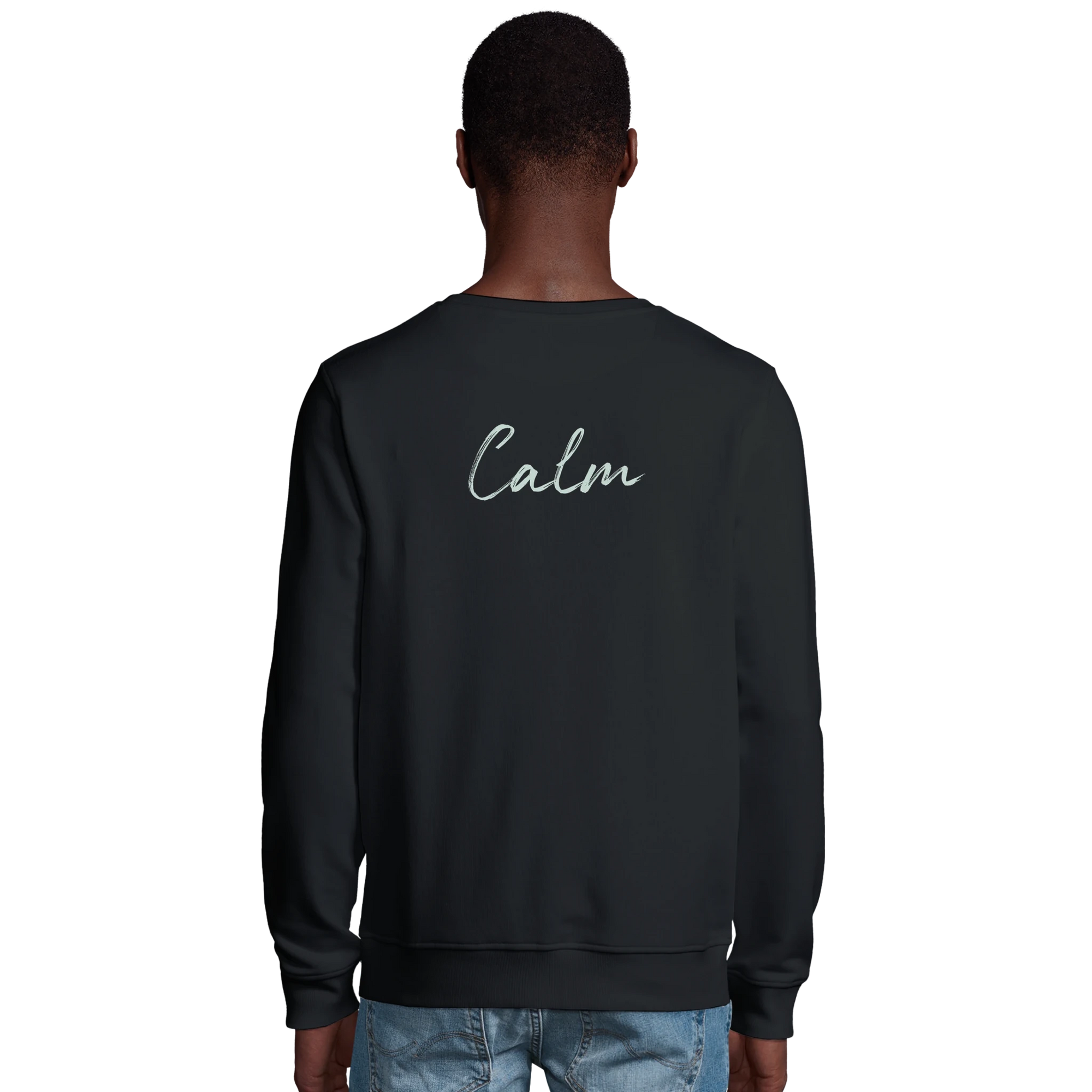 Calm - "Emerald Storms" Sweatshirt Black XS 13