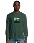 Calm - "Emerald Storms" Sweatshirt Bottle Green XS 6