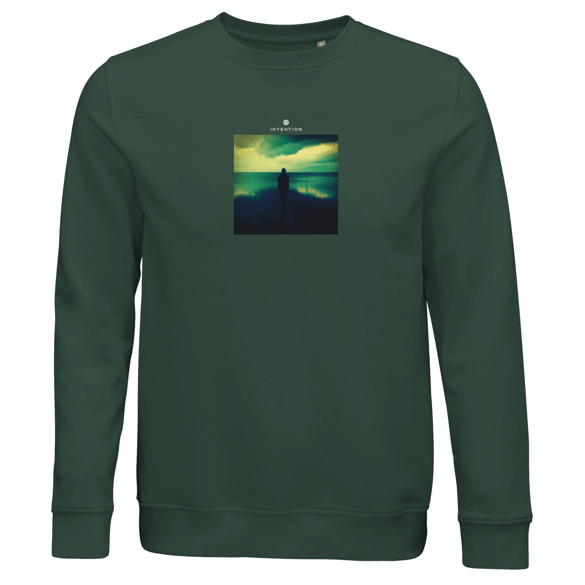 Calm - "Emerald Storms" Sweatshirt Bottle Green XS 1
