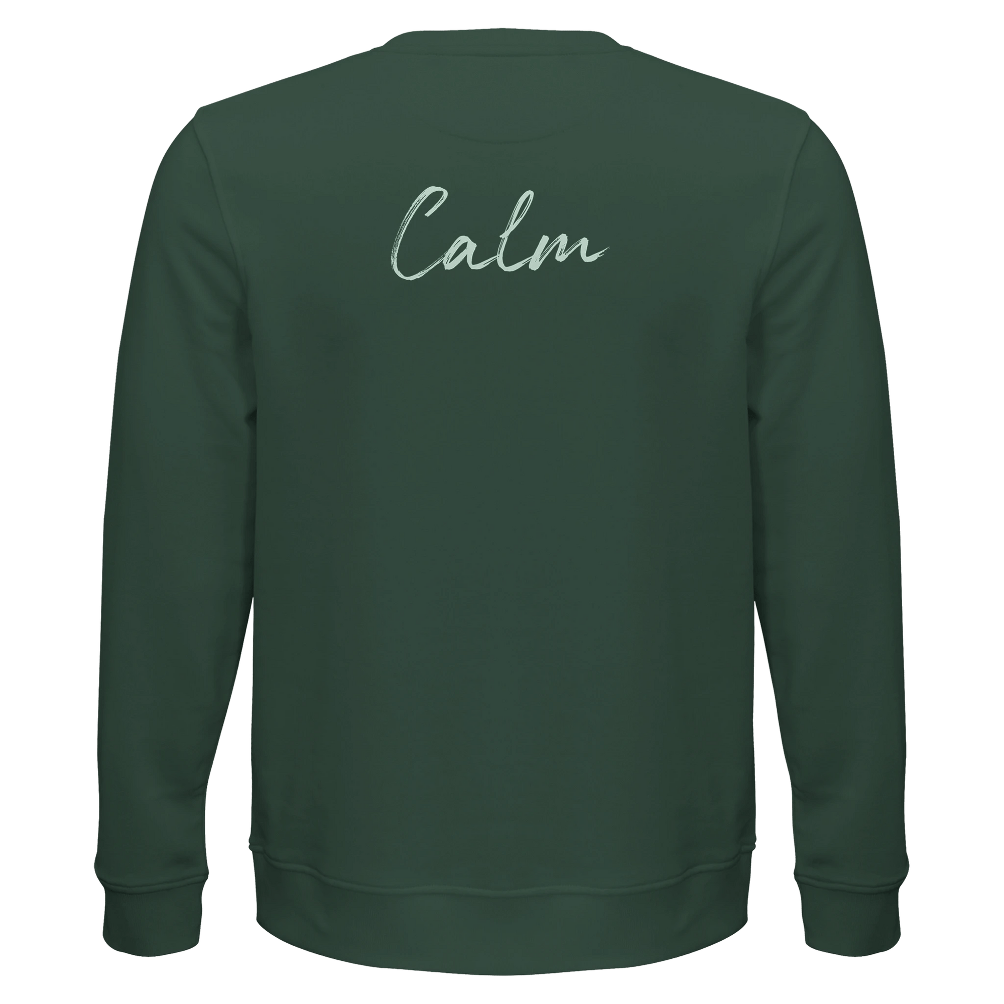 Calm - "Emerald Storms" Sweatshirt Bottle Green XS 2