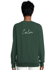Calm - "Emerald Storms" Sweatshirt Bottle Green XS 9