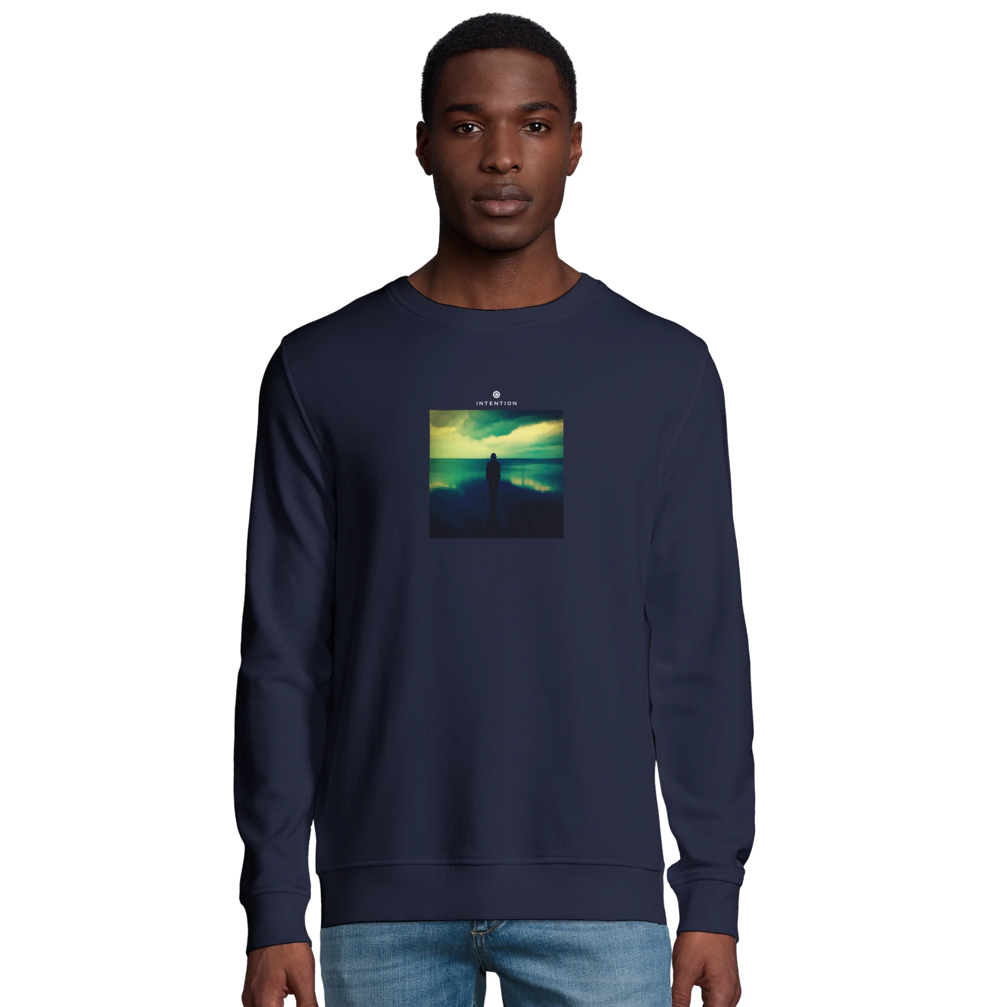 Calm - "Emerald Storms" Sweatshirt French Navy XS 18