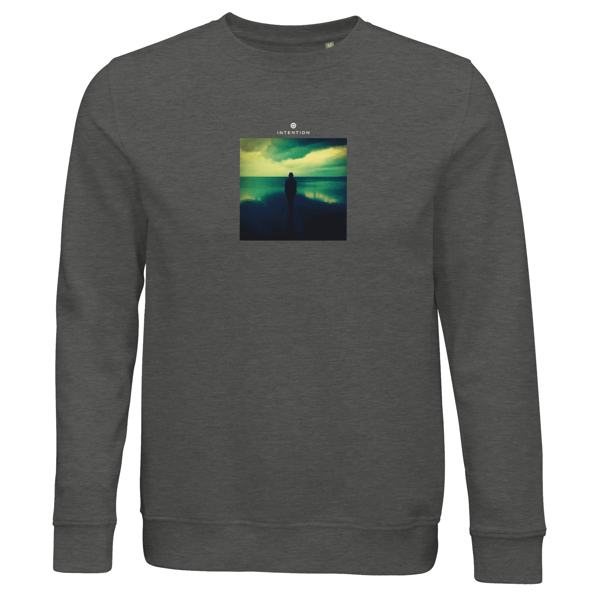 Calm - "Emerald Storms" Sweatshirt Grey Melange XS 22