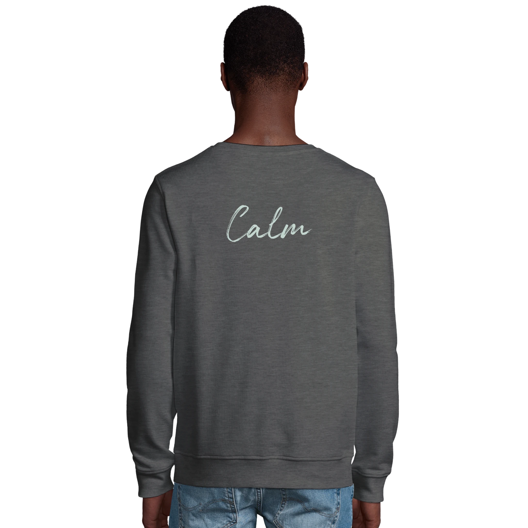 Calm - "Emerald Storms" Sweatshirt Grey Melange XS 25