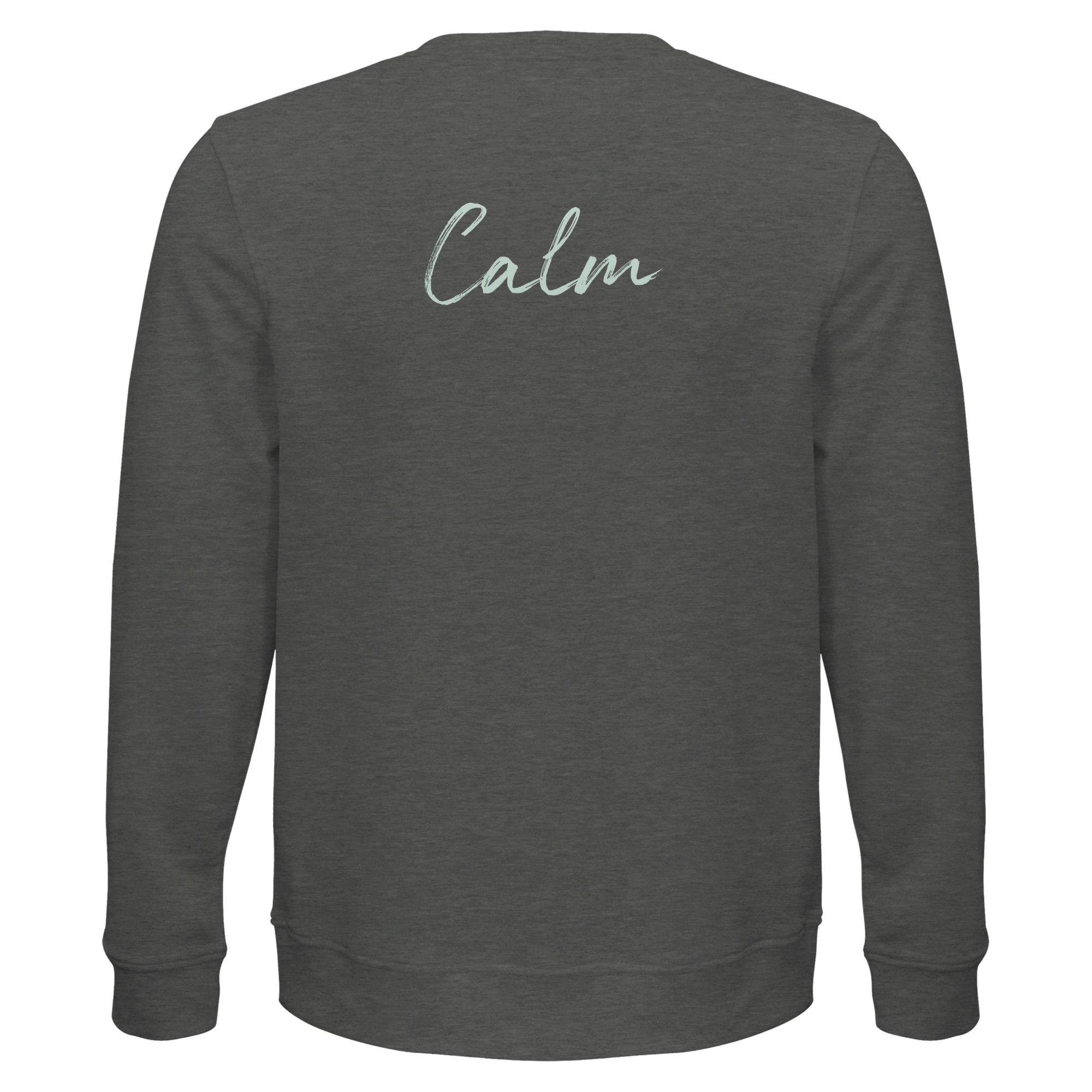 Calm - "Emerald Storms" Sweatshirt Grey Melange XS 23