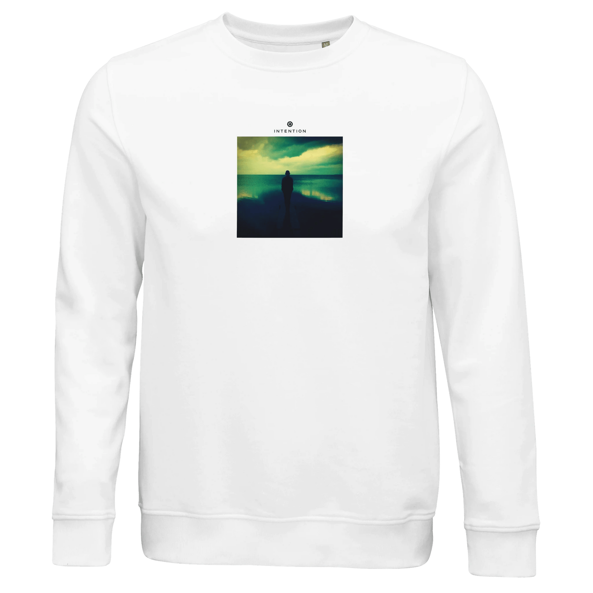 Calm - "Emerald Storms" Sweatshirt White XS 40