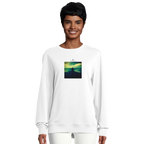 Calm - "Emerald Storms" Sweatshirt White XS 5