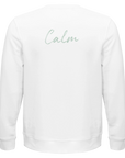 Calm - "Emerald Storms" Sweatshirt White XS 41