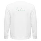 Calm - "Emerald Storms" Sweatshirt White XS 2
