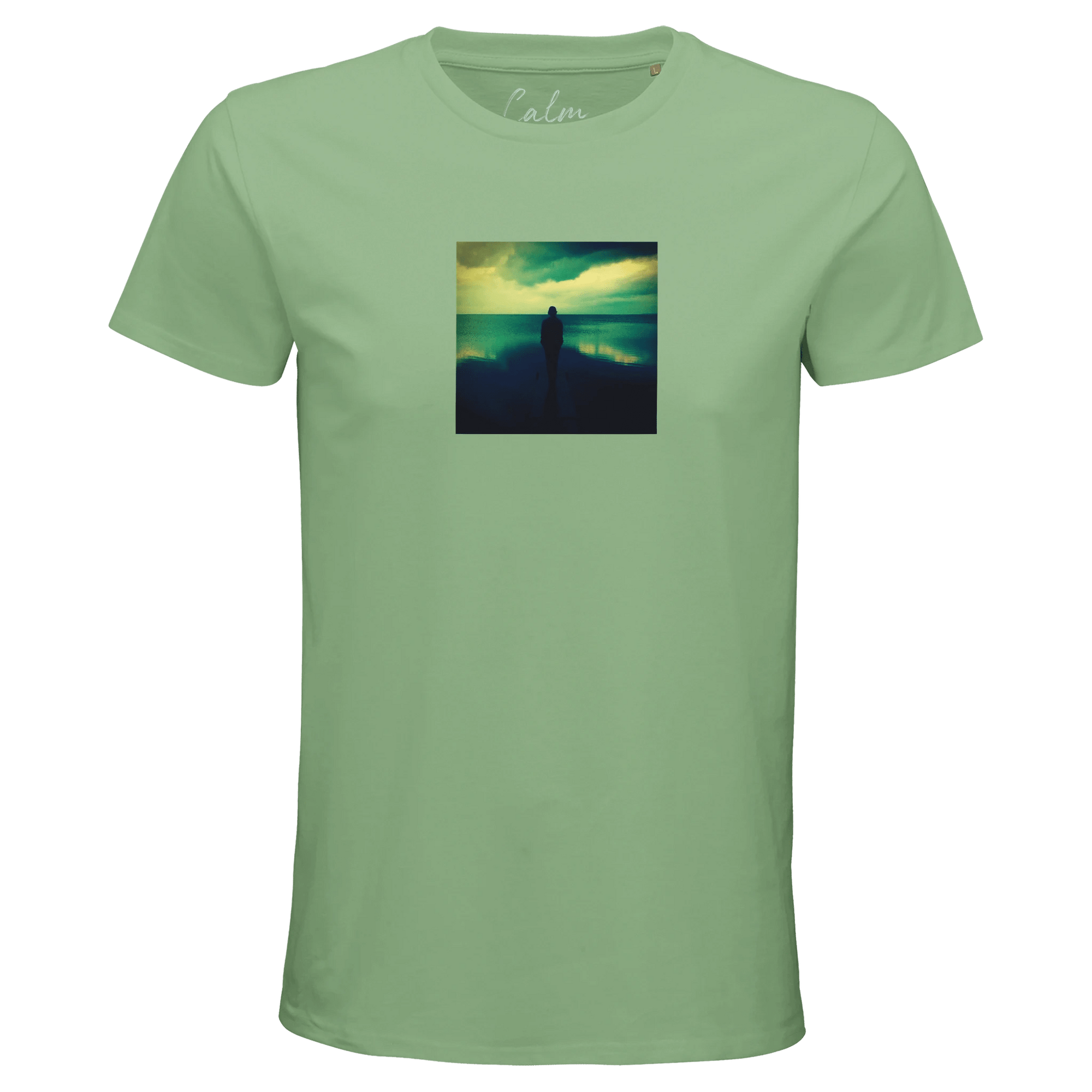 Calm - "Emerald Storms" T-shirt apple green XS 34