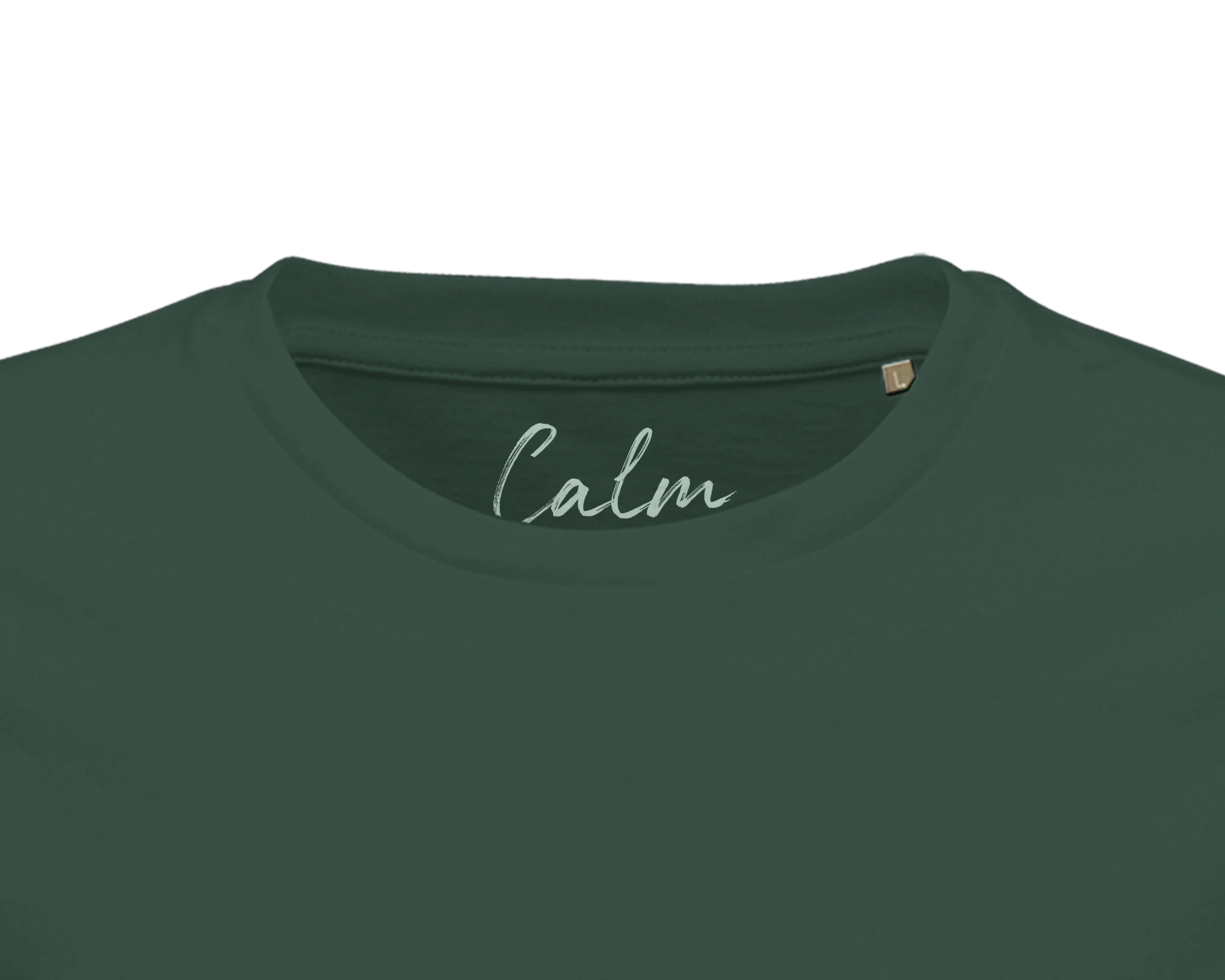 Calm - "Emerald Storms" T-shirt Bottle Green XS 41