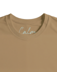 Calm - "Emerald Storms" T-shirt dark beige XS 41