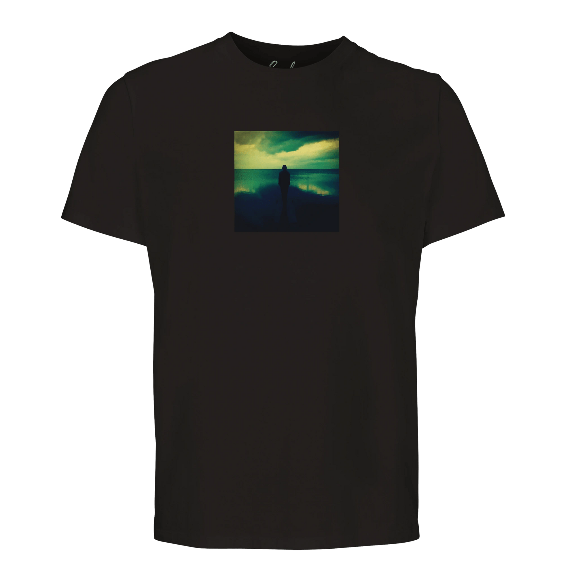 Calm - "Emerald Storms" T-shirt Deep Black XS 46