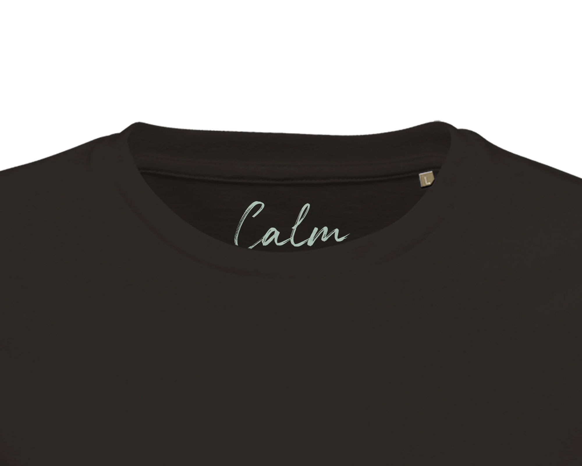 Calm - "Emerald Storms" T-shirt Deep Black XS 2