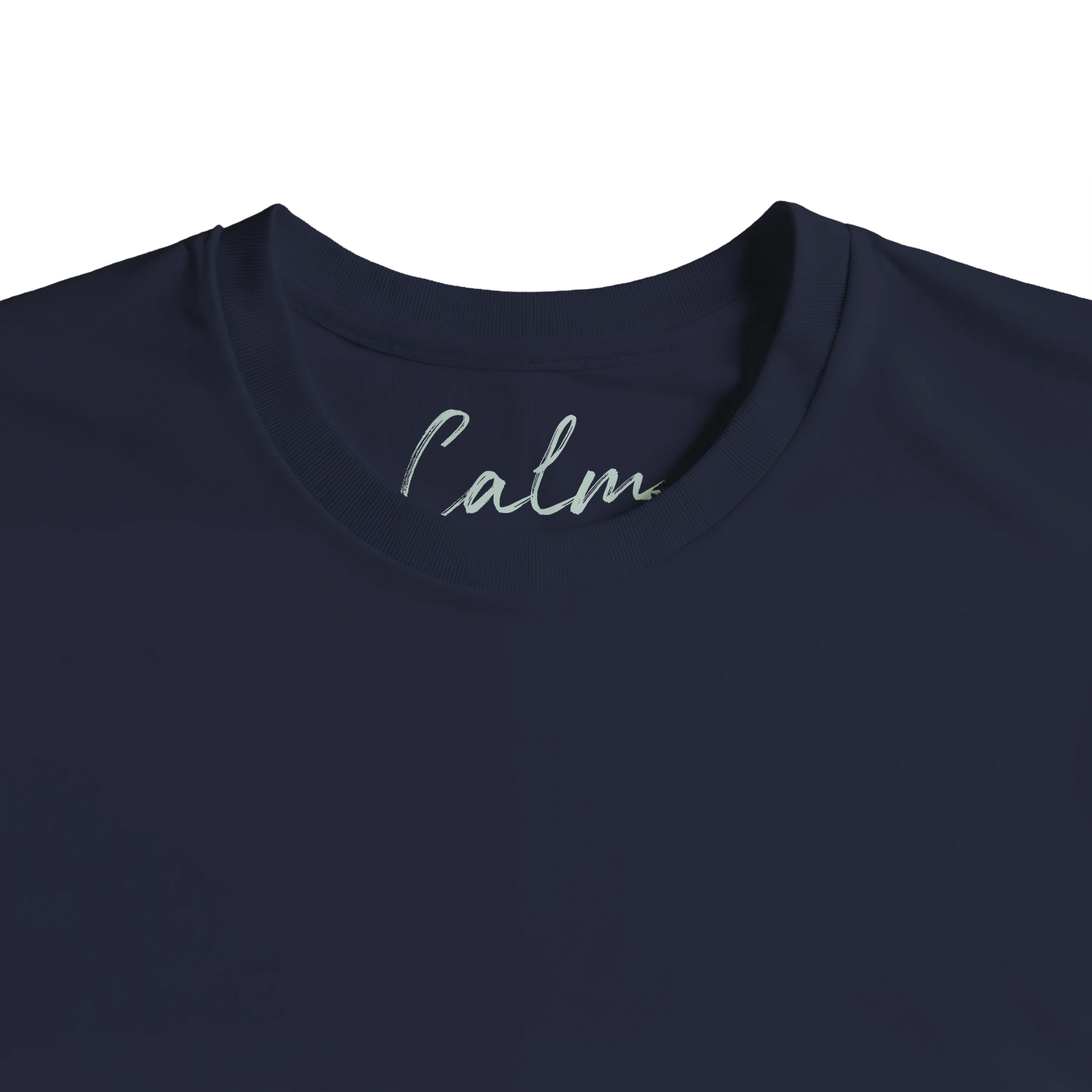 Calm - "Emerald Storms" T-shirt French Navy XS 35
