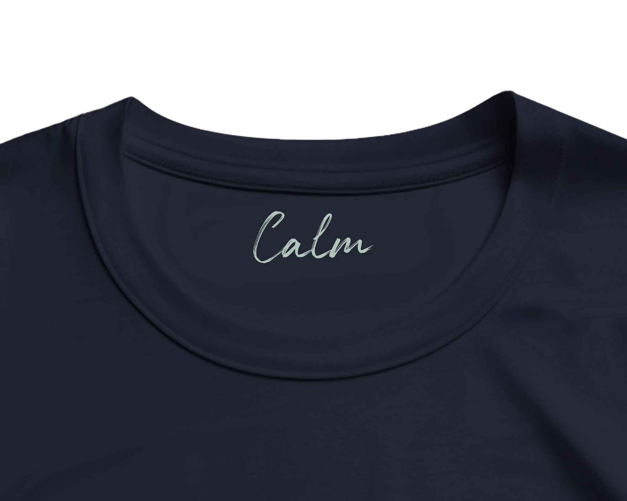 Calm - "Emerald Storms" T-shirt French Navy XS 10