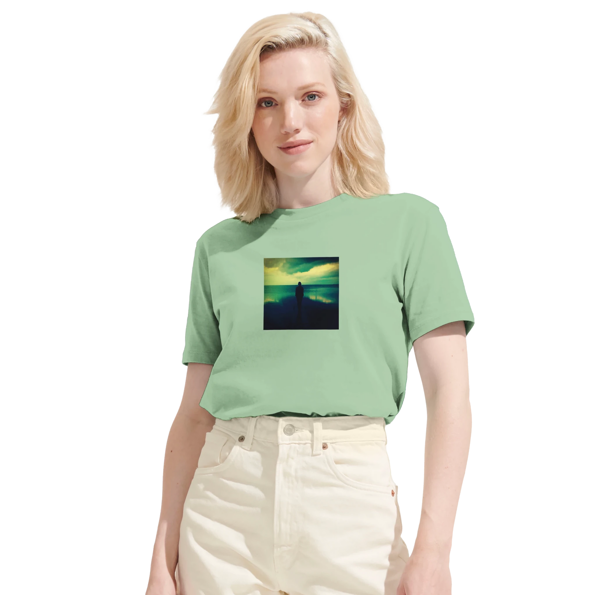 Calm - "Emerald Storms" T-shirt frozen green XS 69