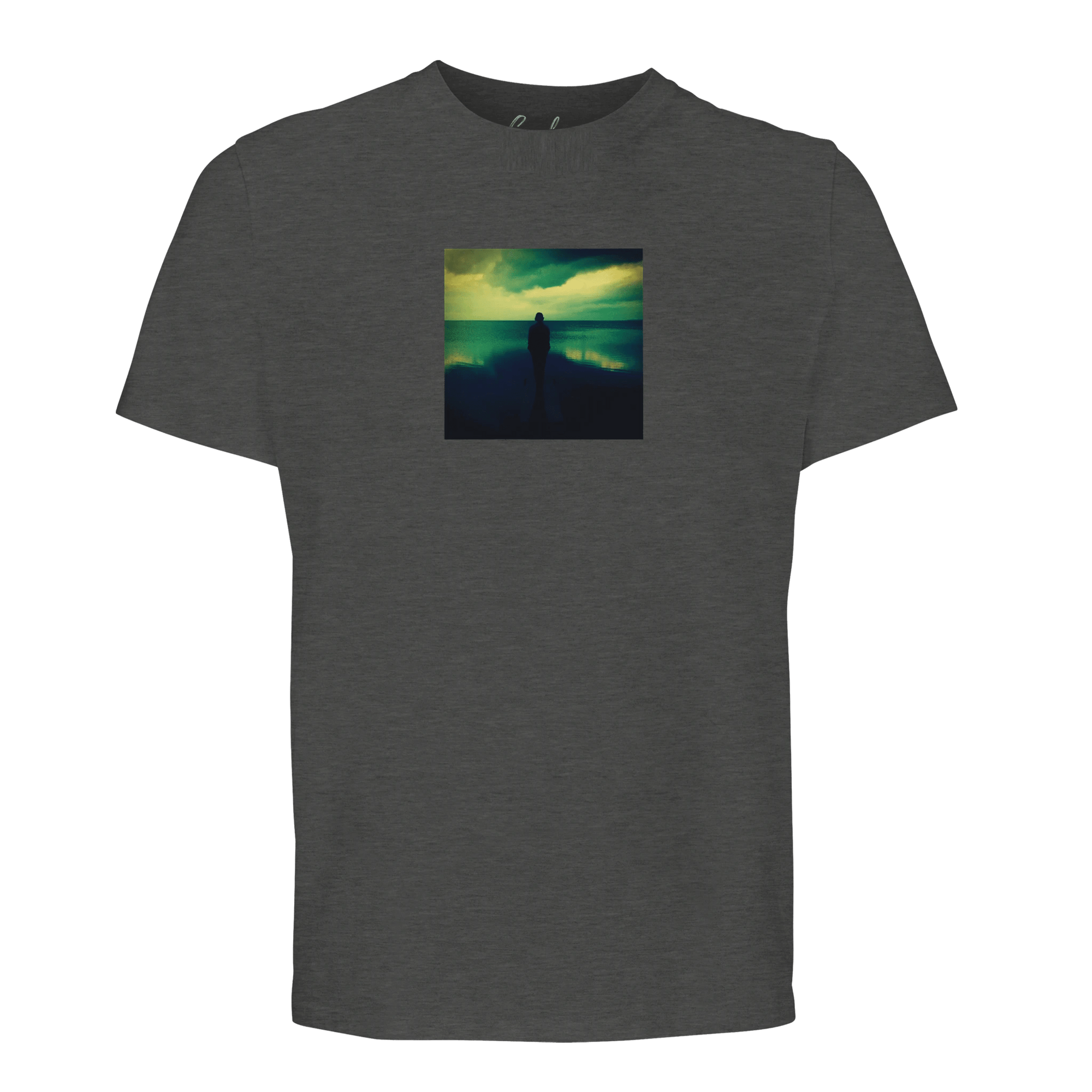 Calm - "Emerald Storms" T-shirt Grey Melange XS 52