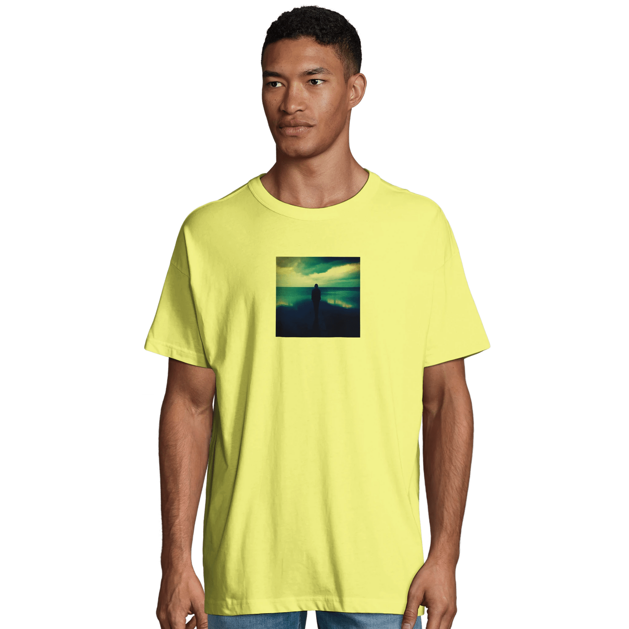 Calm - "Emerald Storms" T-shirt Light Yellow S 7