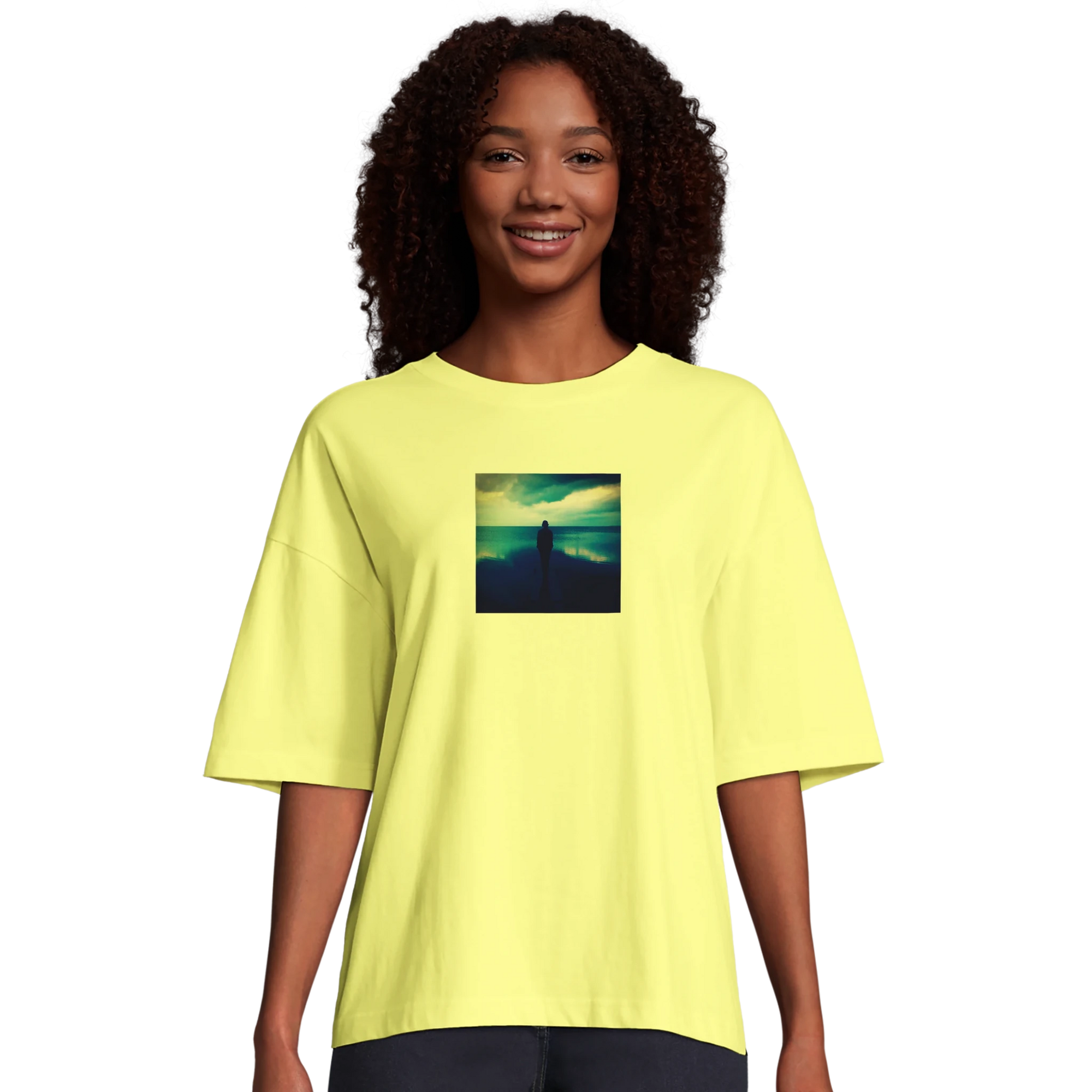 Calm - "Emerald Storms" T-shirt Light Yellow XS 22