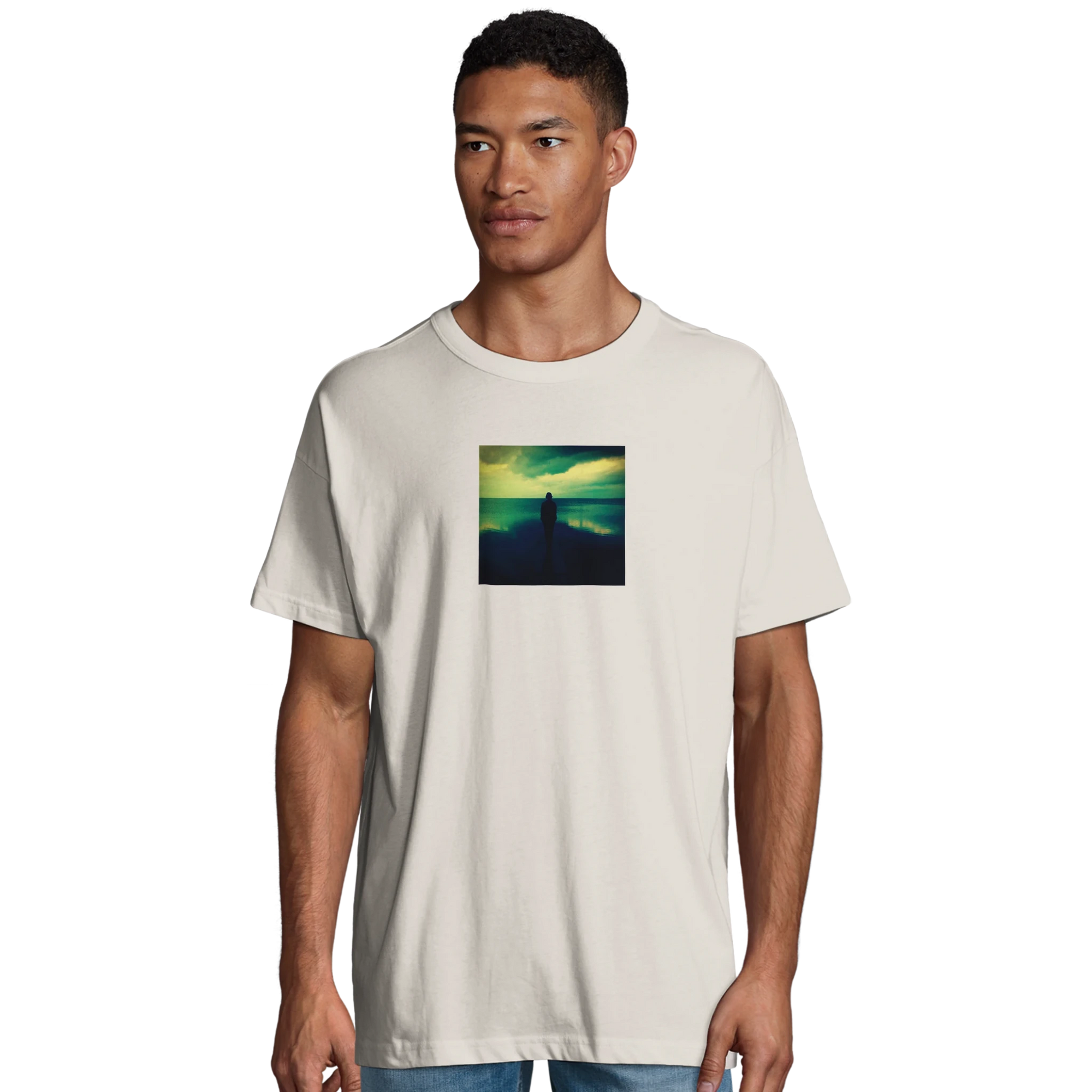 Calm - "Emerald Storms" T-shirt Off White S 27
