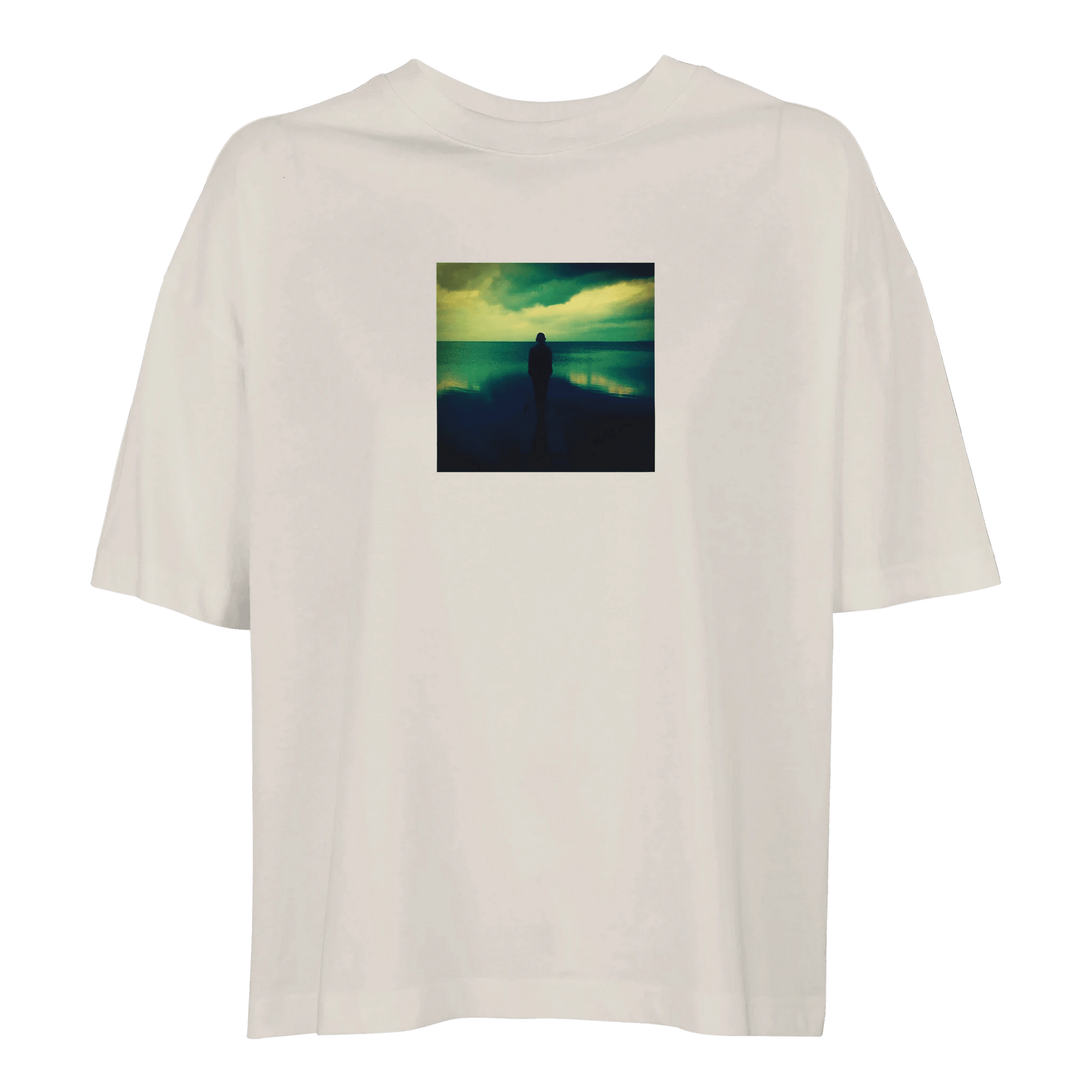 Calm - "Emerald Storms" T-shirt Off White XS 24