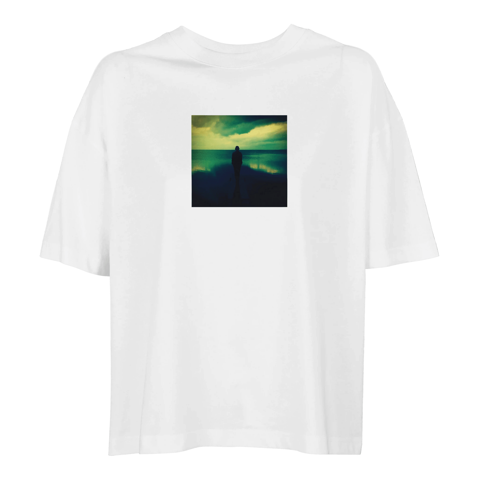 Calm - "Emerald Storms" T-shirt White XS 29