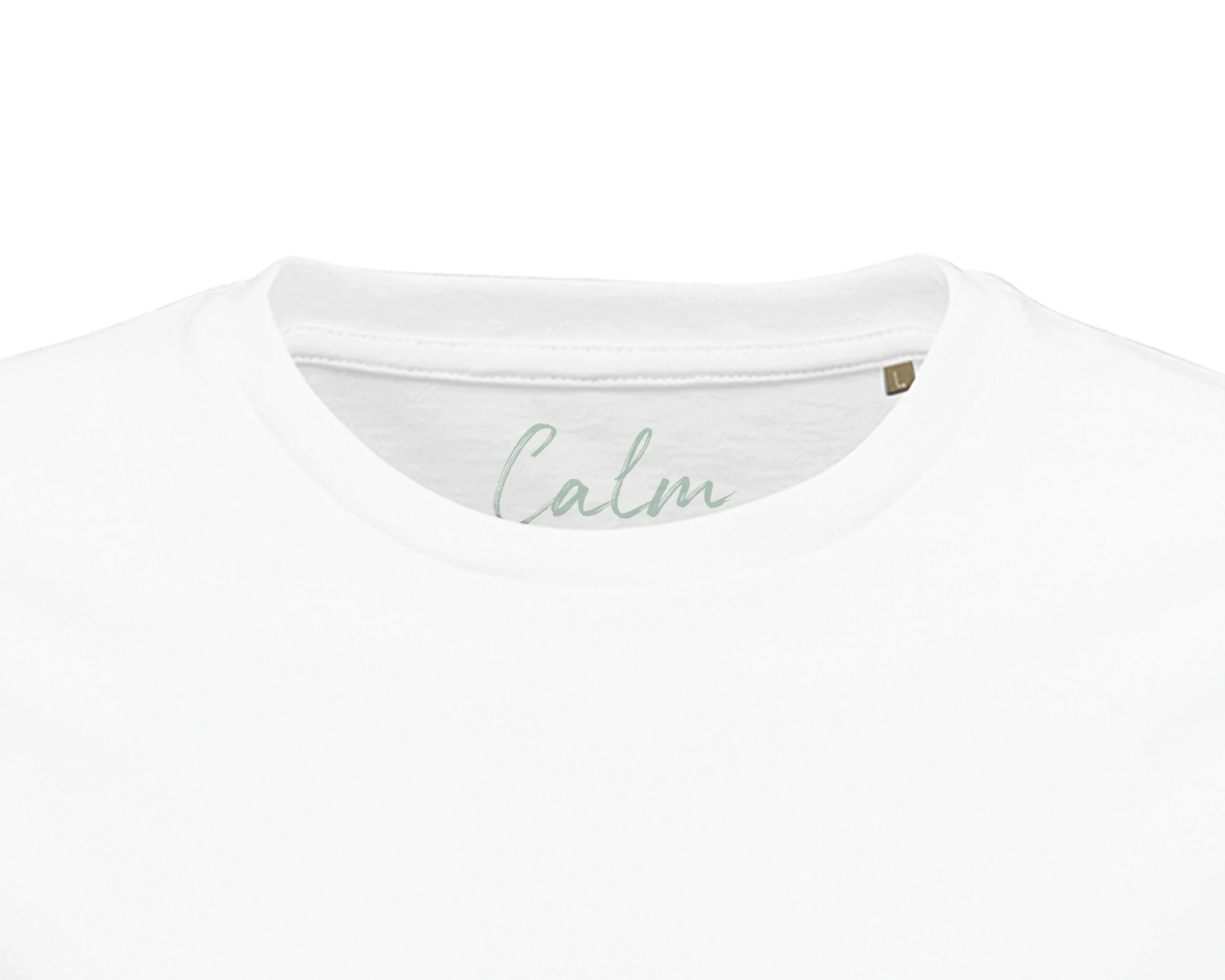 Calm - "Emerald Storms" T-shirt White XS 11
