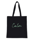 Calm - "Emerald Storms" Tote Bag Black 2
