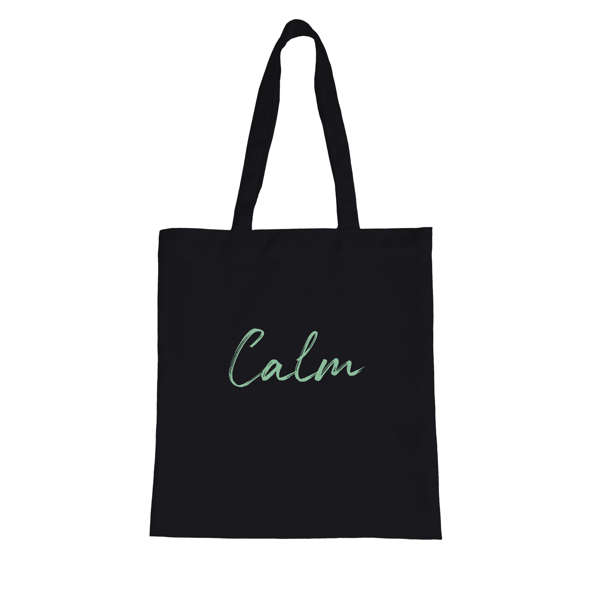 Calm - "Emerald Storms" Tote Bag Black 2