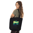 Calm - "Emerald Storms" Tote Bag Black 4