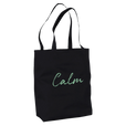 Calm - "Emerald Storms" Tote Bag Black 3