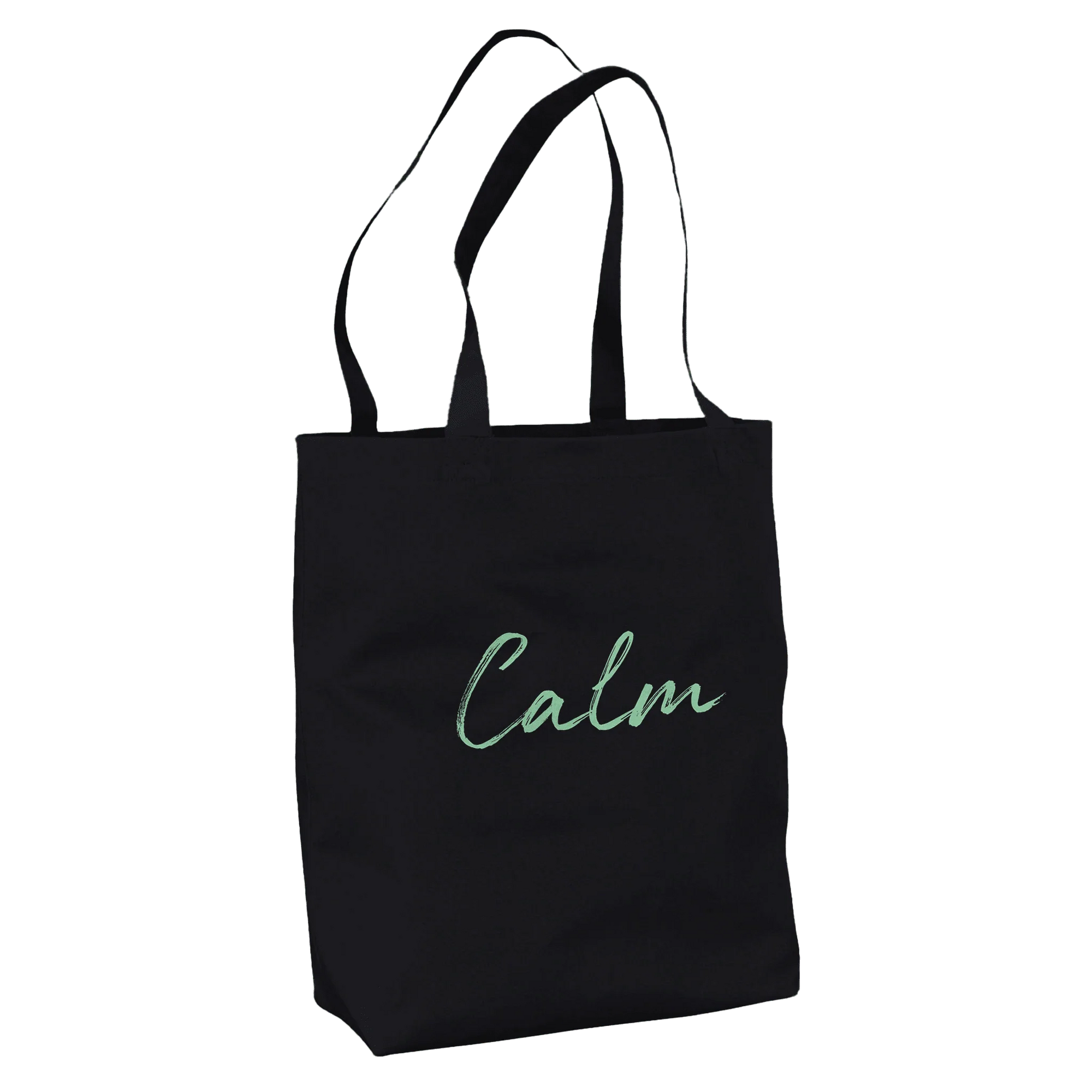 Calm - "Emerald Storms" Tote Bag Black 3
