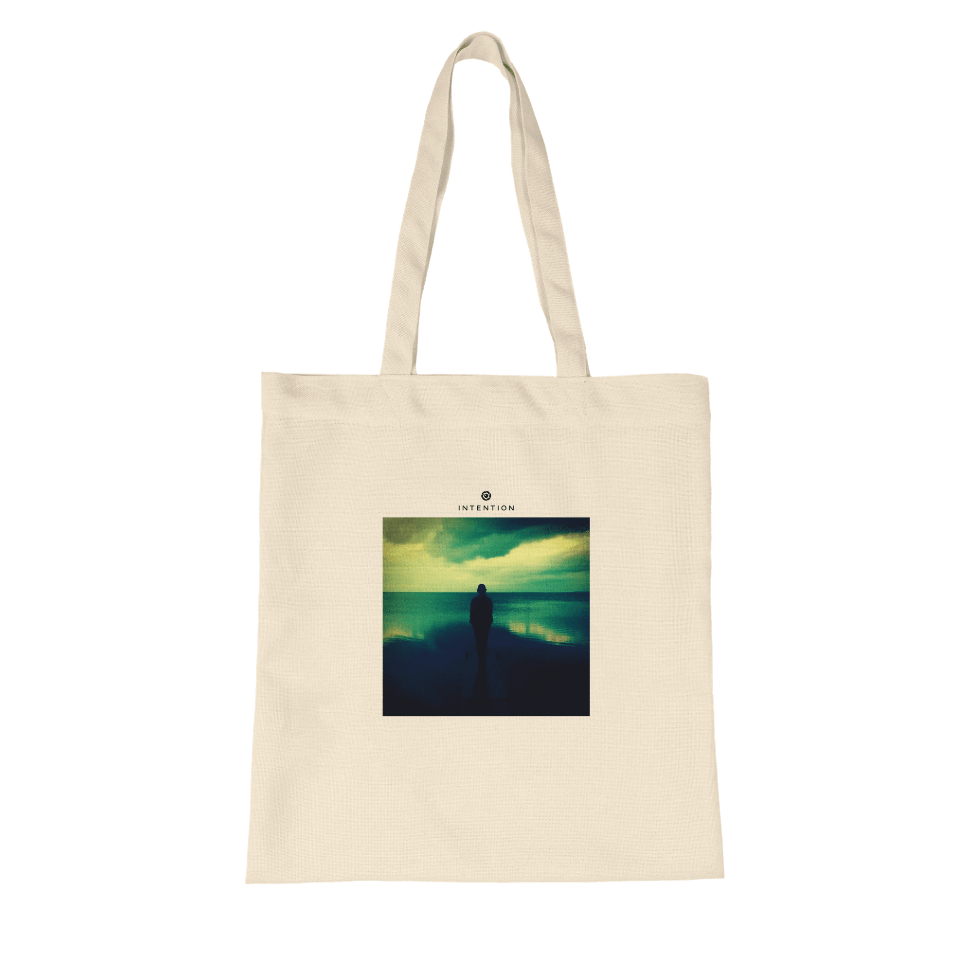 Calm - "Emerald Storms" Tote Bag Natural 5