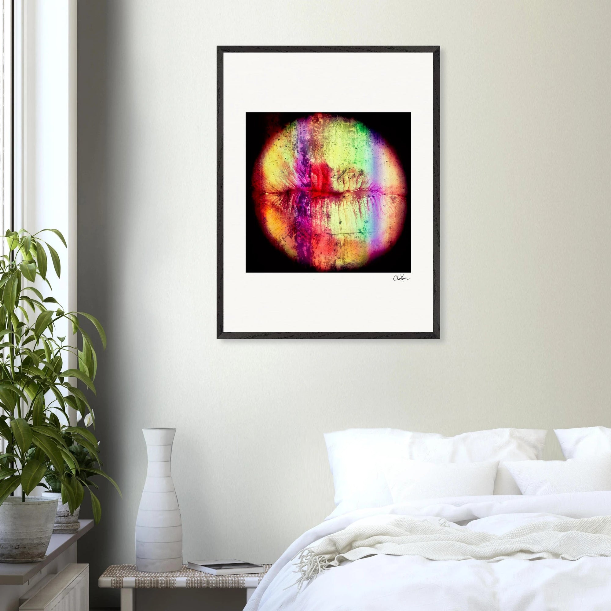 Chromatic Kiss Framed print 13x18 cm / 5x7″ White frame 5