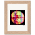 Chromatic Kiss Framed print 13x18 cm / 5x7″ Wood frame 20