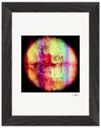 Chromatic Kiss Framed print 15x20 cm / 6x8″ Black frame 45