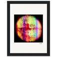 Chromatic Kiss Framed print 15x20 cm / 6x8″ Black frame 54