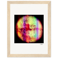 Chromatic Kiss Framed print 15x20 cm / 6x8″ Wood frame 21
