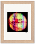 Chromatic Kiss Framed print 15x20 cm / 6x8″ Wood frame 31