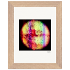 Chromatic Kiss Framed print 15x20 cm / 6x8″ Wood frame 31