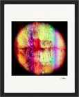 Chromatic Kiss Framed print 20x25 cm / 8x10″ Black frame 59
