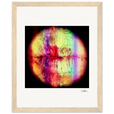 Chromatic Kiss Framed print 20x25 cm / 8x10″ Wood frame 34