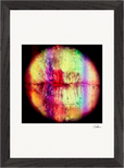 Chromatic Kiss Framed print 21x29.7 cm / 8x12" Black frame 41