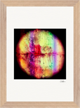 Chromatic Kiss Framed print 21x29.7 cm / 8x12" Wood frame 29